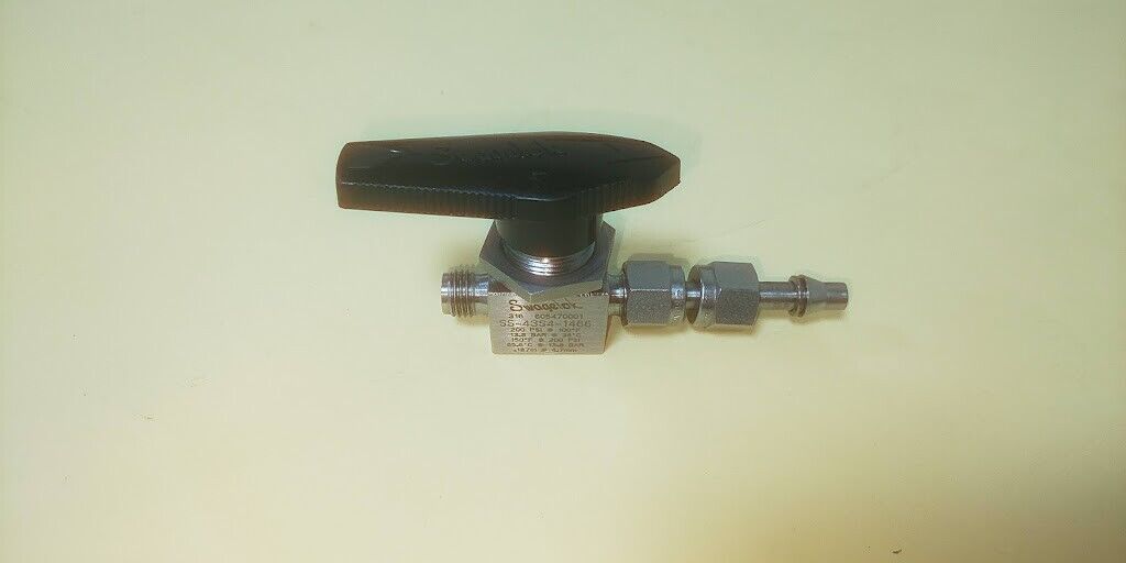 Swagelok SS-43S4-1466 Stainless Steel Tube Fitting End Connections Manual Valve - Image 2