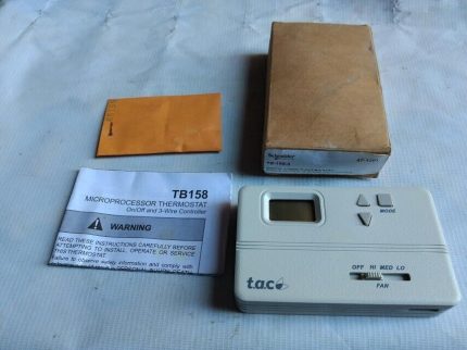 Schneider Electric TB-158-3 Digital 3-Wire Floating Stat 3Speed Fan Control New