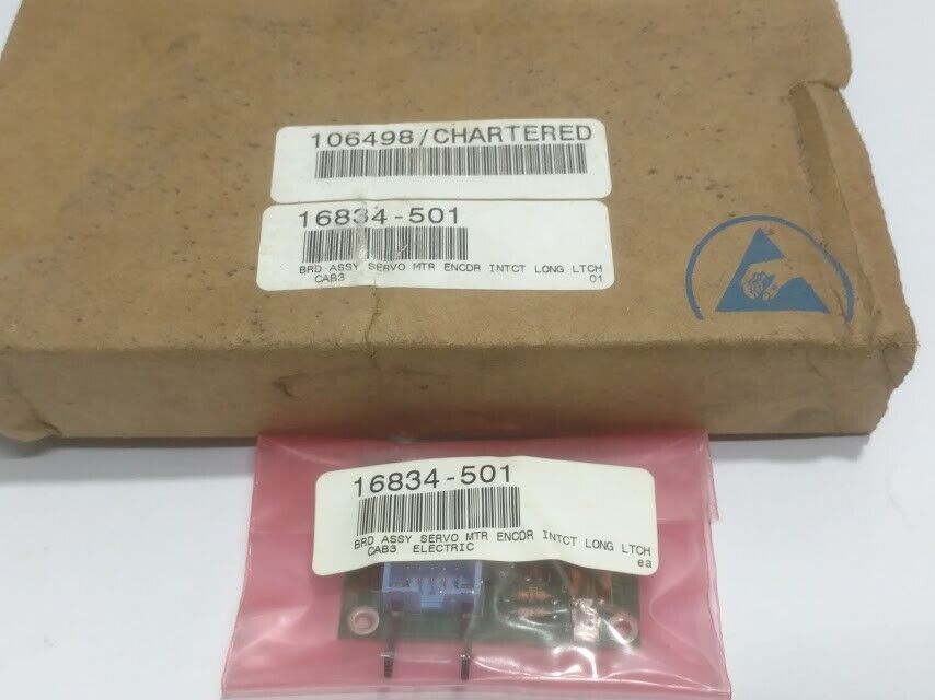 Semitool 16834-501 BRD ASSY SERVO MTR ENCDR INTCT LONG LTCH CAB3
