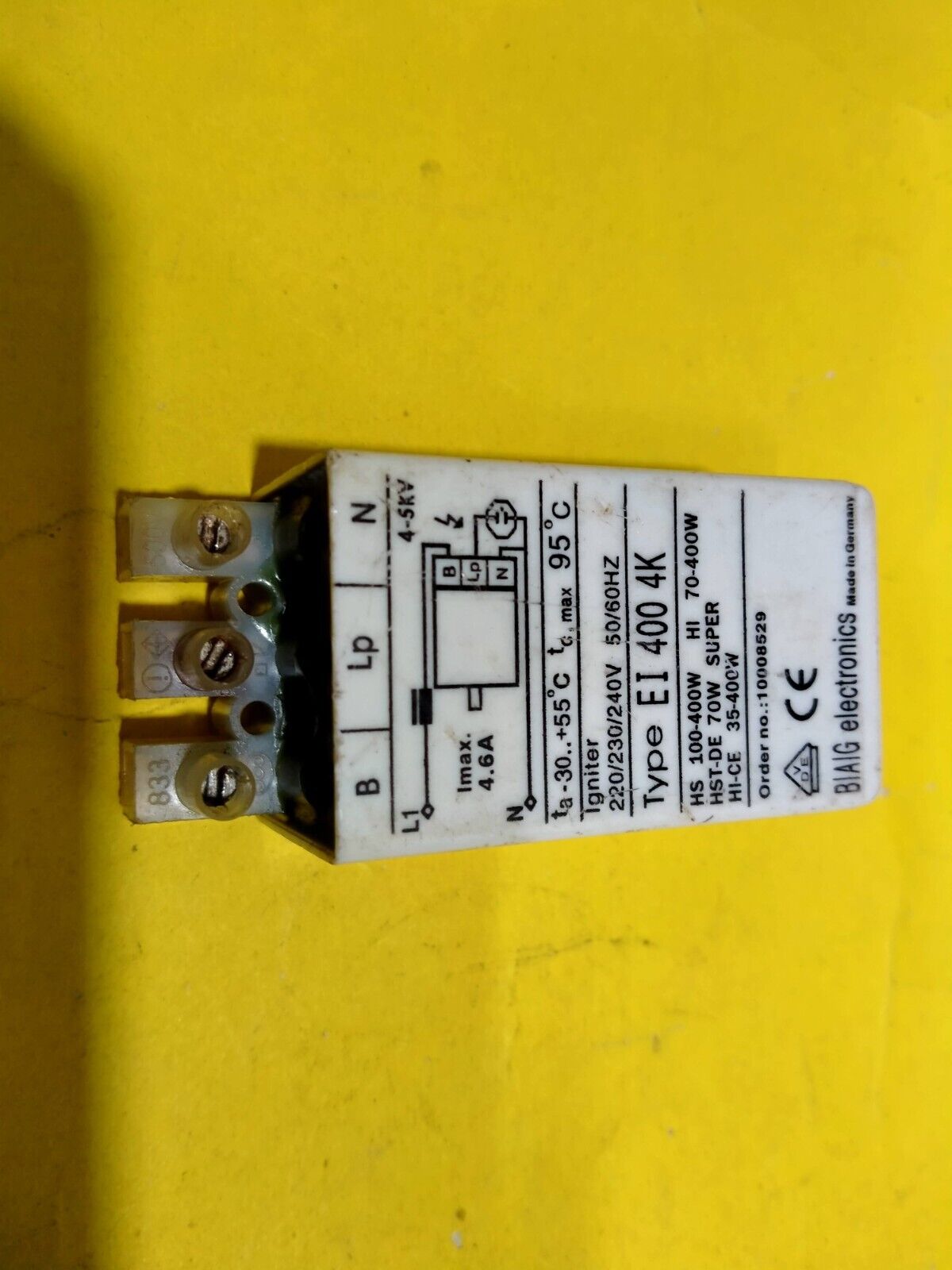 BAG Electronics EI 400 4K Digital Igniter B.A.G electronics - Image 4