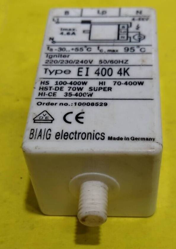 BAG Electronics EI 400 4K Digital Igniter B.A.G electronics