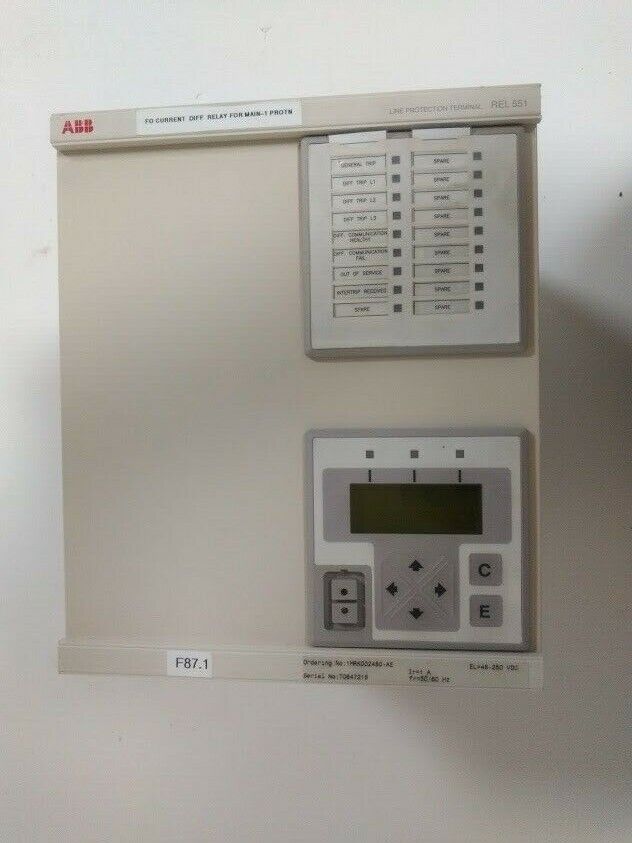 ASEA Brown Boveri REL 551 1MRK002480-AE Line Protection Terminal ABB REL551