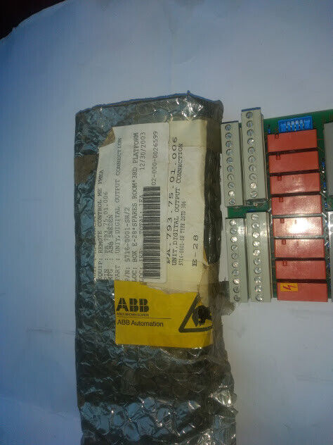ABB 5716-0001-SH/2 DATD 306 2B 2668184-421/3 Digital Output Connection Unit 5716 - Image 2
