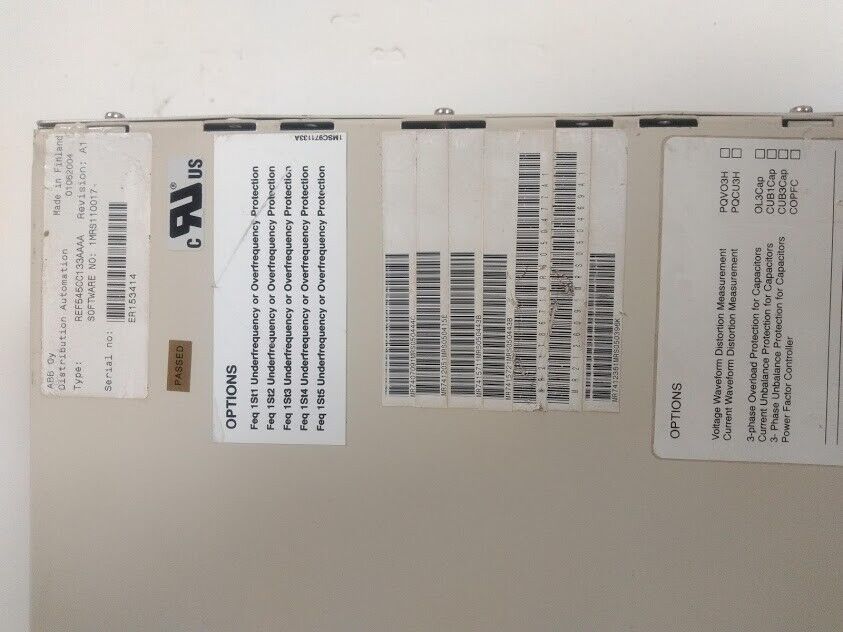 ABB REF 545 REF545CC133AAAA Rev A1 Feeder Terminal 1MRS110017-001 - Image 9