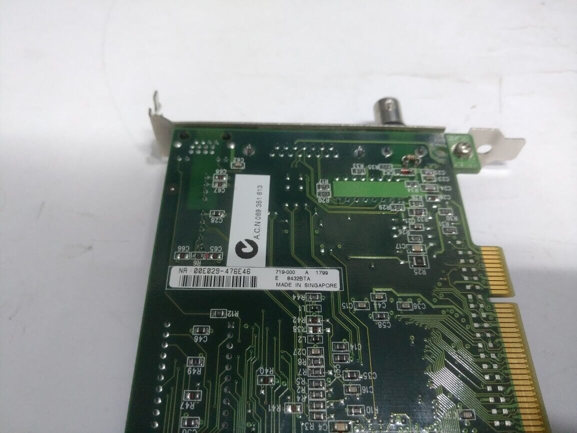 SMC 719-000 A 1799 Ethernet Card 60-600719-002 Rev A 8432BTA