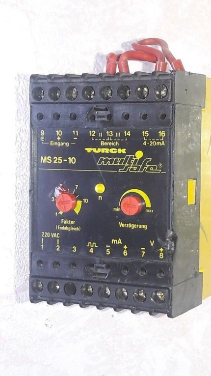 TURCK MULTISAFE MS25-10 Tachometer / Revolution Counter