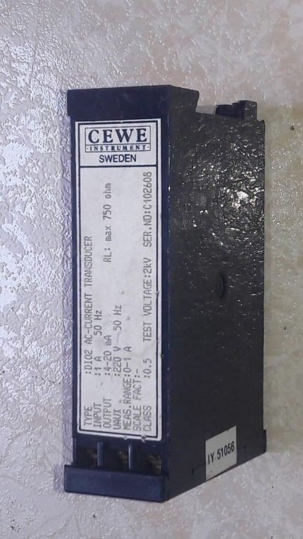 CEWE INSTRUMENT DI02  AC-CURRENT TRANSDUCER Sweden