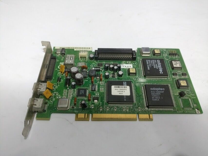 Adaptec AHA-8945/DPS 1394 Ultra Wide SCSI PCI Host Adapter 1675007-00 Rev C 1675 - Image 2