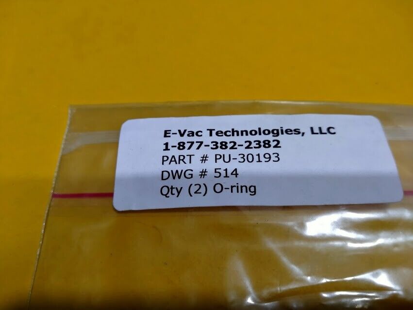 E-Vac Technologies, LLC O-Ring PU-30193 New - Image 2
