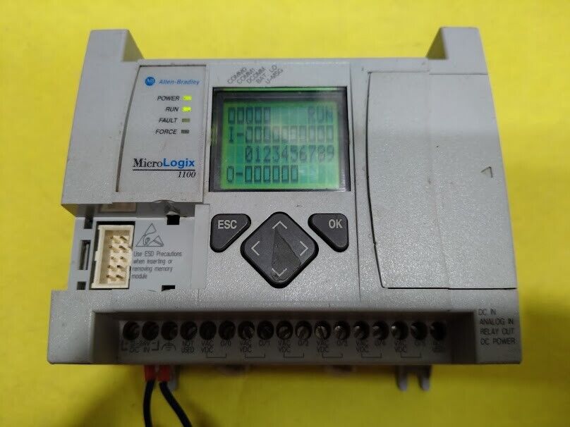 Allen-Bradley 1763-L16DWD Ser. B Rev. B FRN 8.0 MicroLogix 1100 Controller - Image 9