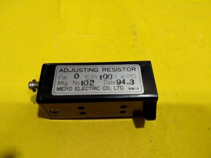 Adjusting resistor for 0'C 100Ohms at 0'C Meiyo electic Co. Ltd. Ship Automation