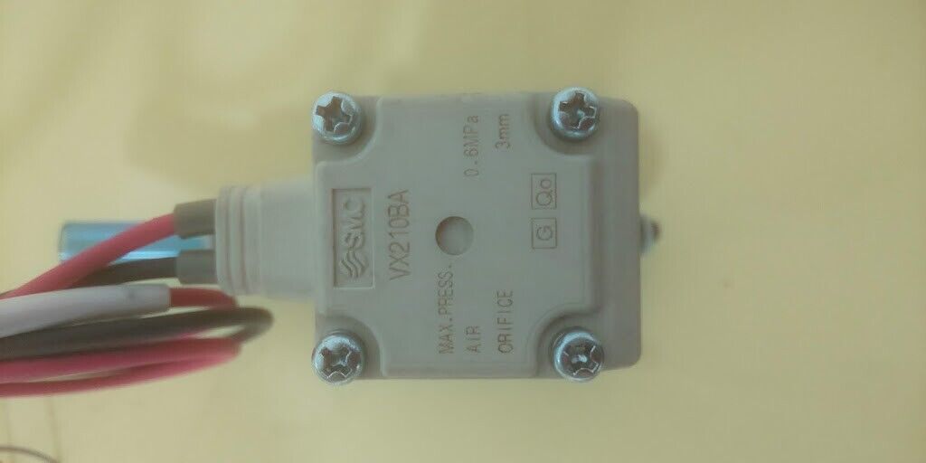SMC VX210BA Solenoid Valve Port Push in Fitting 3mm 24V DC-Actuator Valve - Image 8