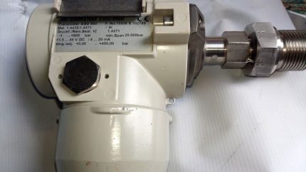 Schoppe & Faeser ASD 800 15936 S 702789 MAT. 1.4435/1.4571 /IK min. span 20.bar