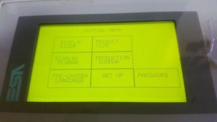 vt155w00000 Firmware Ver 1.09 ESA VT155W Rev 1 Operator Interface Touch Panel