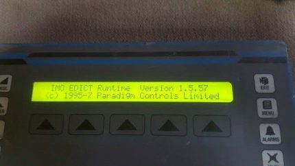 IMO Nexus Term 1 CL Operator interface EDICT 1.5 runtime 1.5.57 IMO Precision
