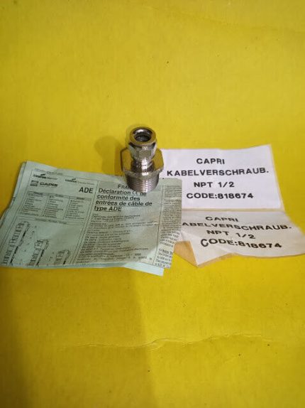 Capri 818674 ade 1f 1/2 npt n°04 n cable glands ADE type cooper menvier New