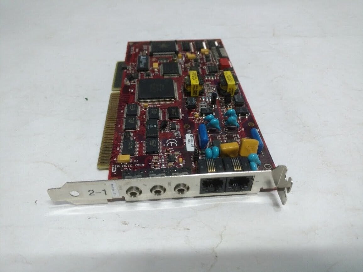 Dialogic Proline/2V Port Analog ISA Telephony Board 85-0463-018 Rev A 96-0305-00