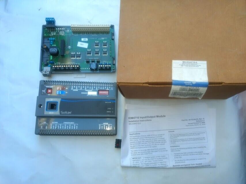 Johnson Controls MS-IOM4710-0 Rev H S/W Ver 4.1 MS-IOU4710-0 Input Output Module