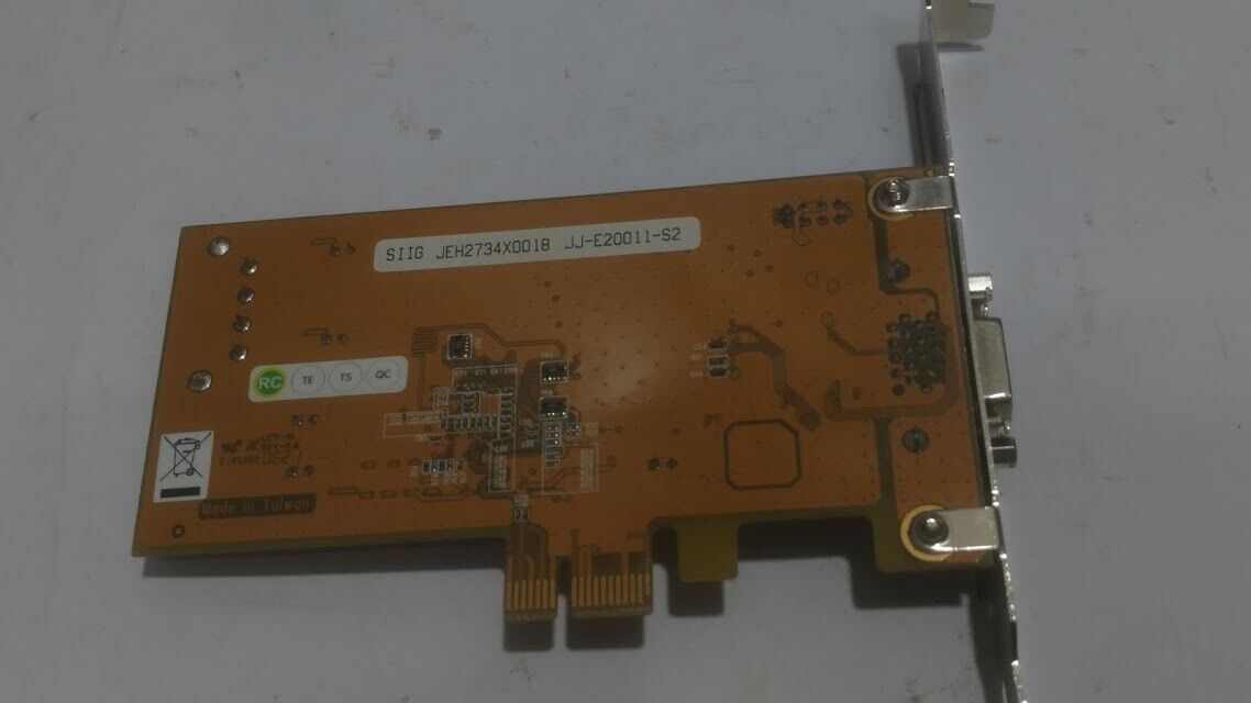 CyberPro SIIG Cyberserial JJ-E20011-S2 JEH2734X0018 PCI-E V 2.0 - Image 5
