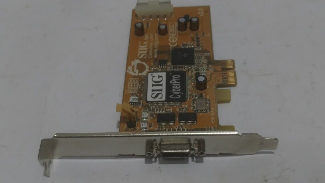 CyberPro SIIG Cyberserial JJ-E20011-S2 JEH2734X0018 PCI-E V 2.0 - Image 4