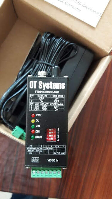 New OT Systems FTD110DBMicro-SMT Digital Fiber Optic Video FTD110DBMicroSMT
