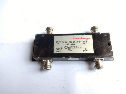 Rosenberger SLHM-3-7F-NF-01 3dB Hybrid 670-2700Mhz SLHM37FNF01