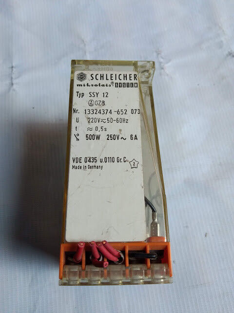 Schleicher Mikrolais System Typ SSY 12 Nr 13324374-652 073 Time Relay - Image 3