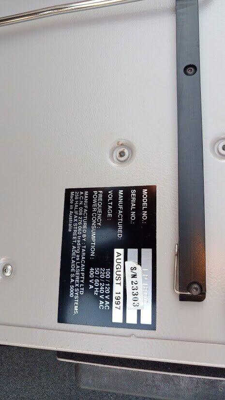 Ellex Laserex LP 1800 Taracan pty ltd LP1800 in Pelican protectiv case - Image 8