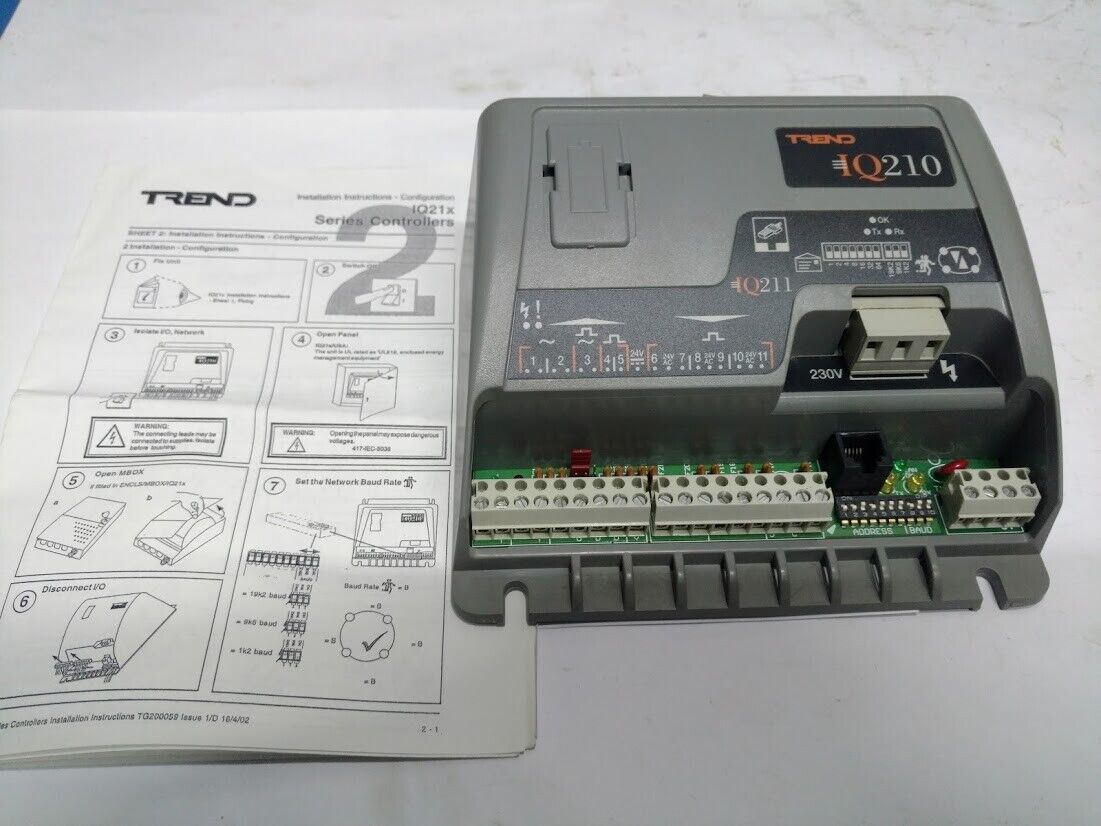 Trend IQ210 IQ211-400008 IQ211/UNB/230VAC Control Module IQ211400008 New - Image 4