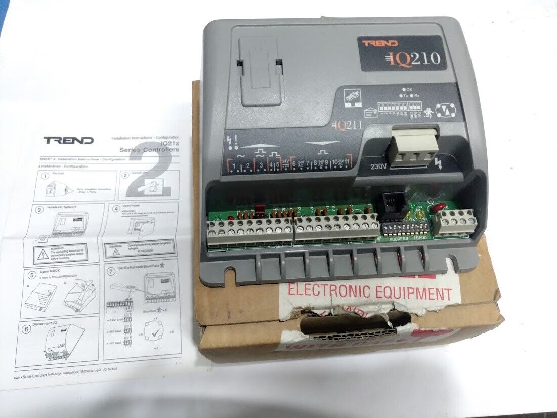 Trend IQ210 IQ211-400008 IQ211/UNB/230VAC Control Module IQ211400008 New