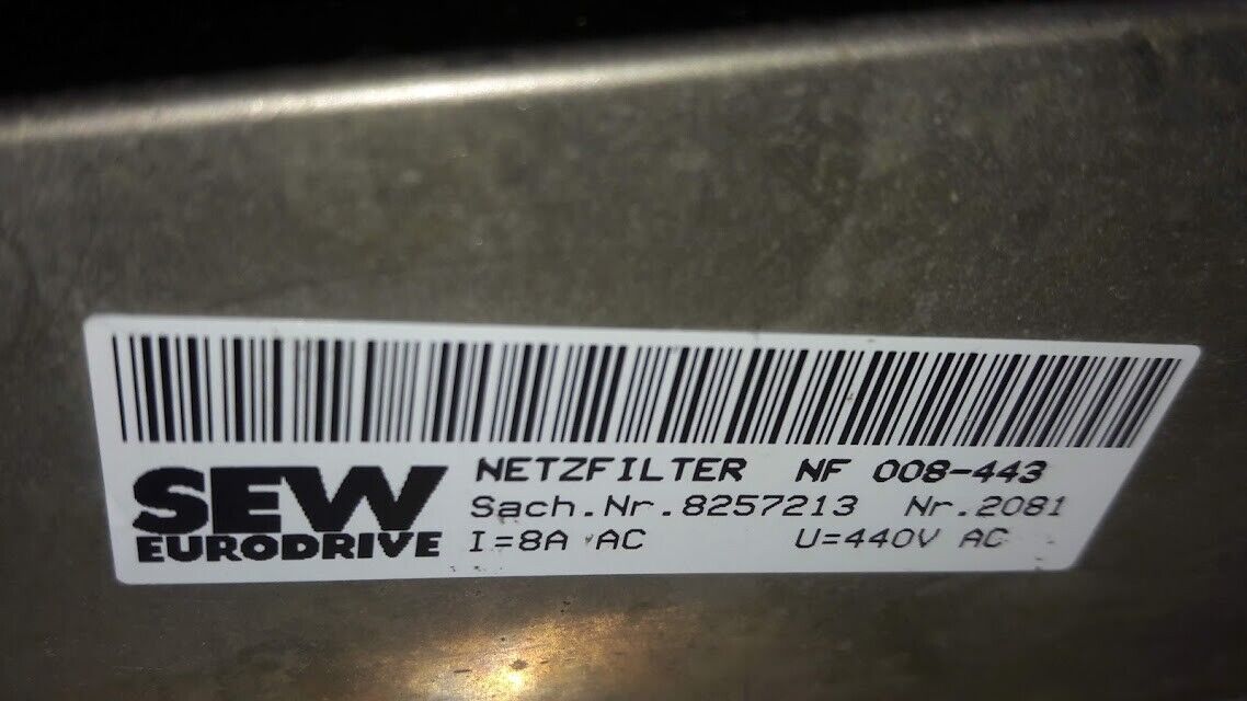 Sew Eurodrive SCHAFFNER FN351-8-29 Power Line Filter FN351829 Netzfilter 008-443 - Image 4