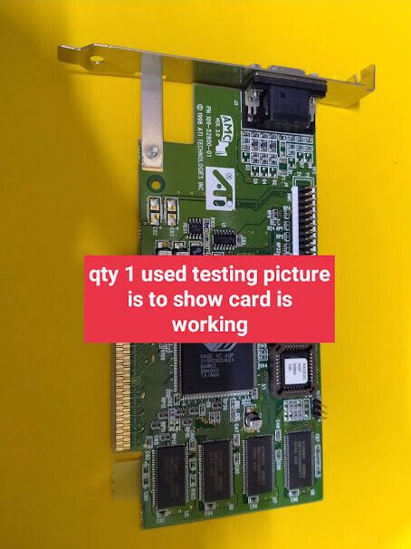 ATI Rage agp 1025281000 Assy. P/N. 109-52800-01 AMC Ver. 2.0 AGP VGA card ATI - Image 9