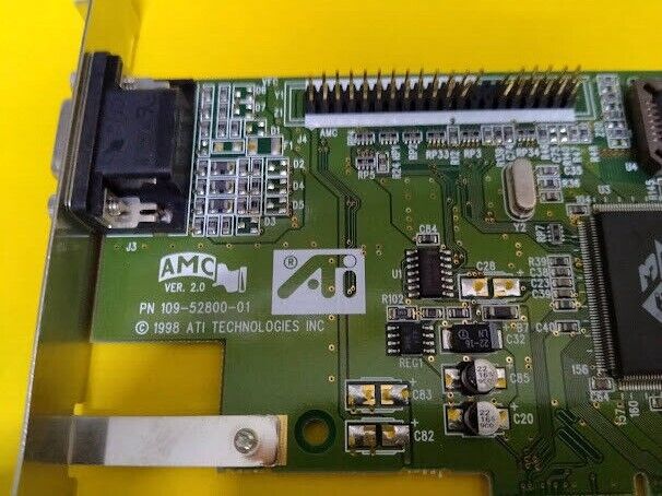 ATI Rage agp 1025281000 Assy. P/N. 109-52800-01 AMC Ver. 2.0 AGP VGA card ATI - Image 4