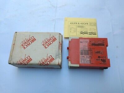 BR-45UFR-P-46 Broyce Control 45 UFR Under Frequency Relay BR45UFRP46 New