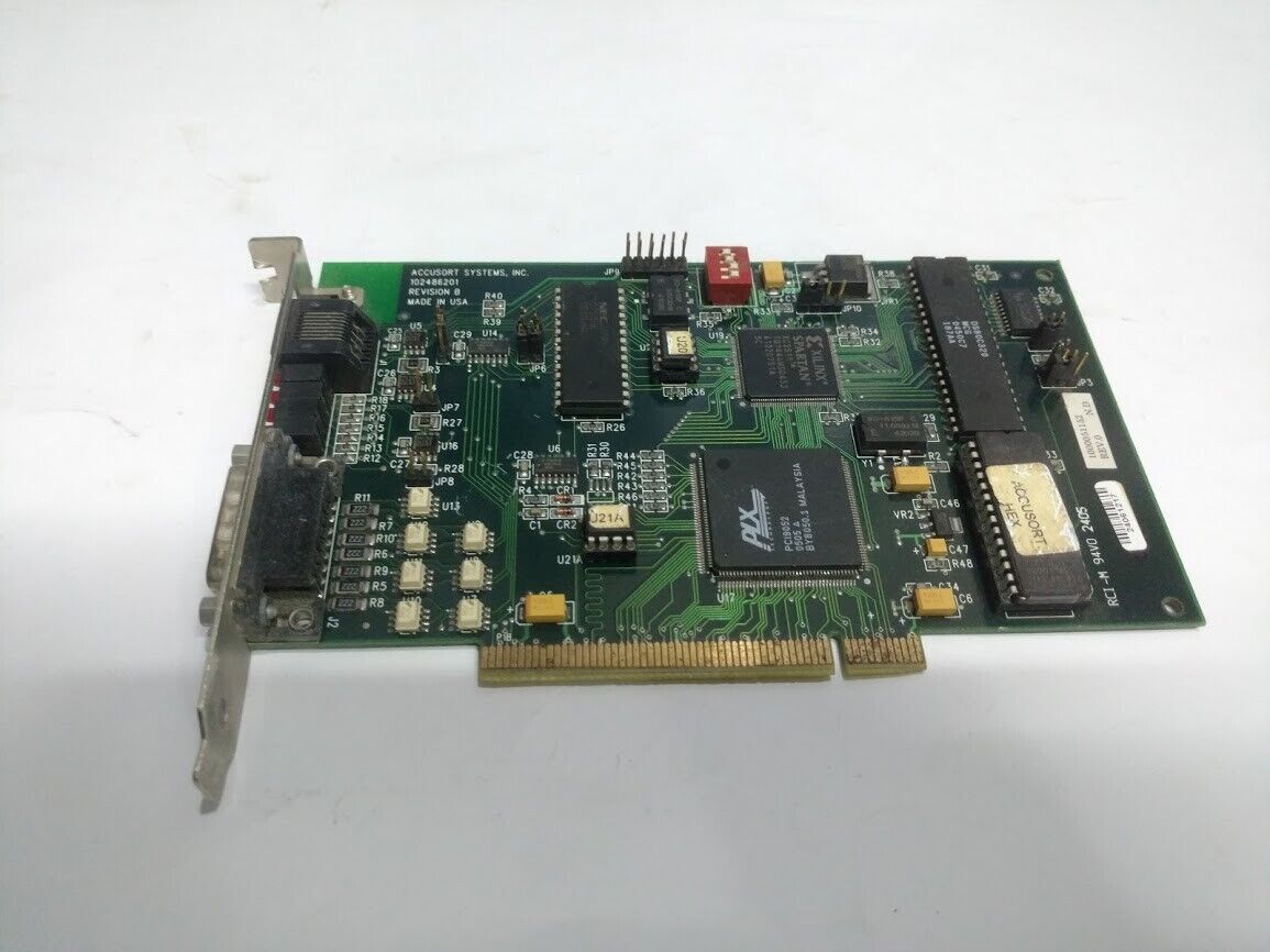 Accusort Systems 102486201 Rev. B 1000051152 Rev. 0 PCI Interface Card - Image 2