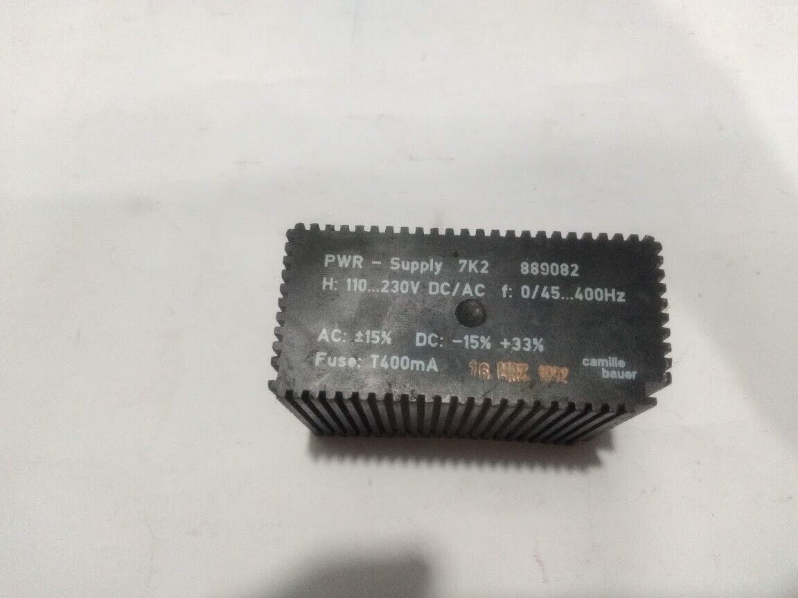 Camille Bauer 889082 PWR-Supply 7K2 T400mA 889082 marine store spare