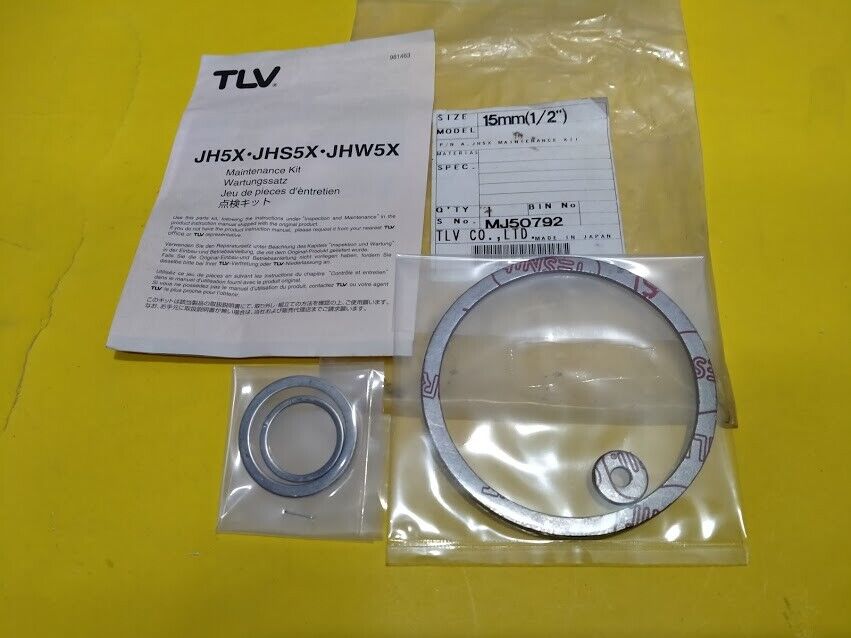 TLV A.JH5X 15mm(1/2") Free Float Steam Traps mantenance kit JH5X, JHS5X JHW5X