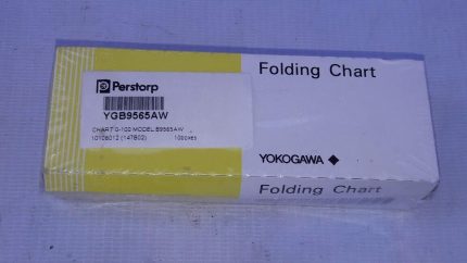 Yokogawa Electric Corporation Chart 0-100 B9565AW Folding Chart New
