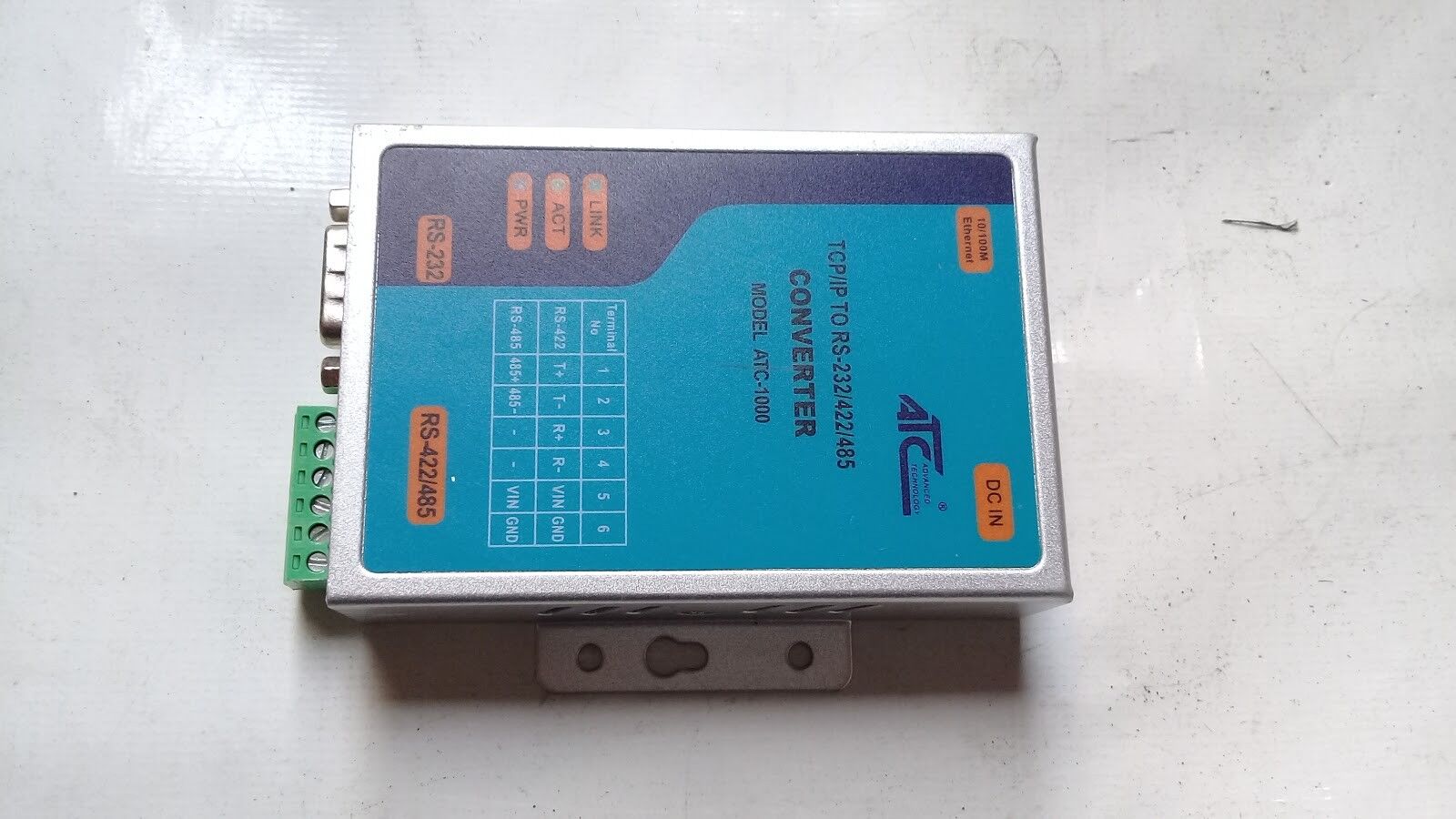ATC Technology Co.,Ltd ATC-1000 TCP/IP TO RS232/422/485 Converter New - Image 5