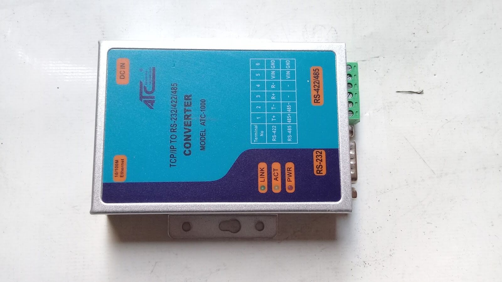 ATC Technology Co.,Ltd ATC-1000 TCP/IP TO RS232/422/485 Converter New - Image 4