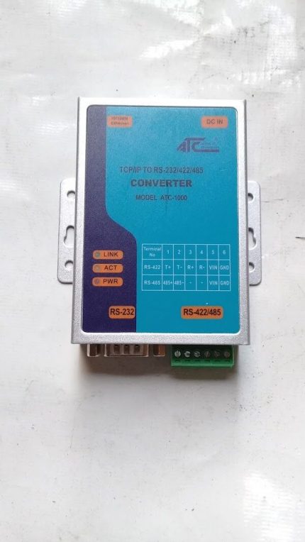 ATC Technology Co.,Ltd ATC-1000 TCP/IP TO RS232/422/485 Converter New