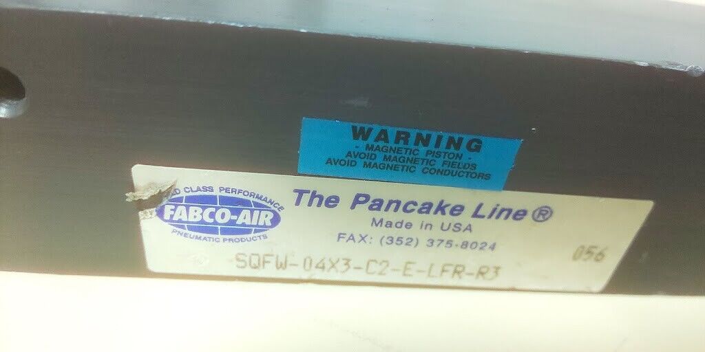 FabcoAir SQFW-04X3-C2-E-LFR-R3 Pancake Line Pneumatic Cylinder-Pneumatic Product - Image 6