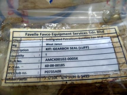 Rexroth bosch Favelle Favco  AMCX00102-000SK Gearbox Seal (Luff) New