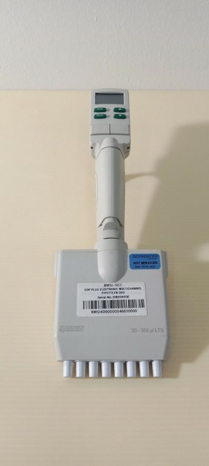EDP3-Plus Rainin E DPA Plus Electronic Multichannel Pipette 20-300ul LTS 8 Ch