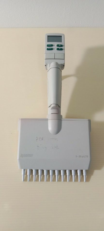EDP3-Plus Rainin E DPA Plus Electronic Multichannel Pipette 2-20ul LTS 12 Ch