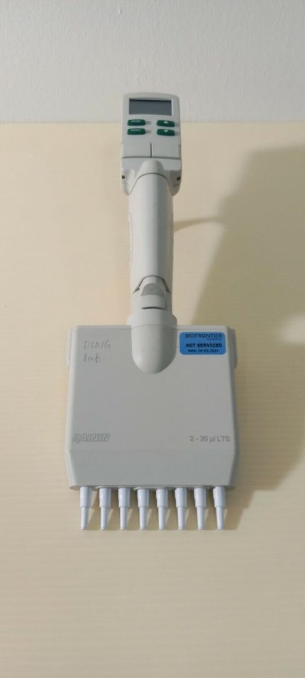EDP3-Plus Rainin E DPA Plus Electronic Multichannel Pipette 2-20ul LTS 8 Channel