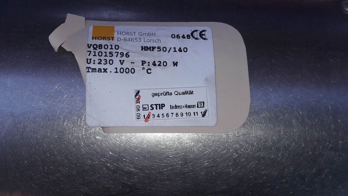 Endress+Hauser/HORST GmbH HMF50/140 VQ8010 71015796 max temperature 1000C - Image 4