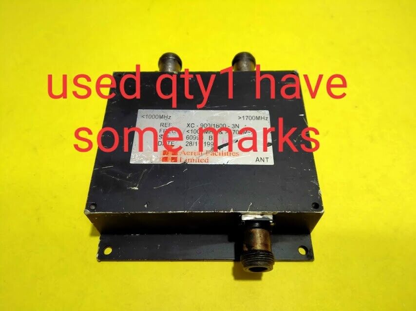 Aerial Facilities Limited Ref. XC-900/1800-3N Freq 1000MHz & 1700MHz - Image 2