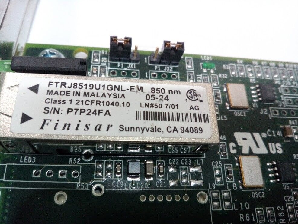 Finisar Emulex FTRJ8519U1GNL-EM Assy FC1010493-05 Rev A Fiber Optic Transcevier - Image 2