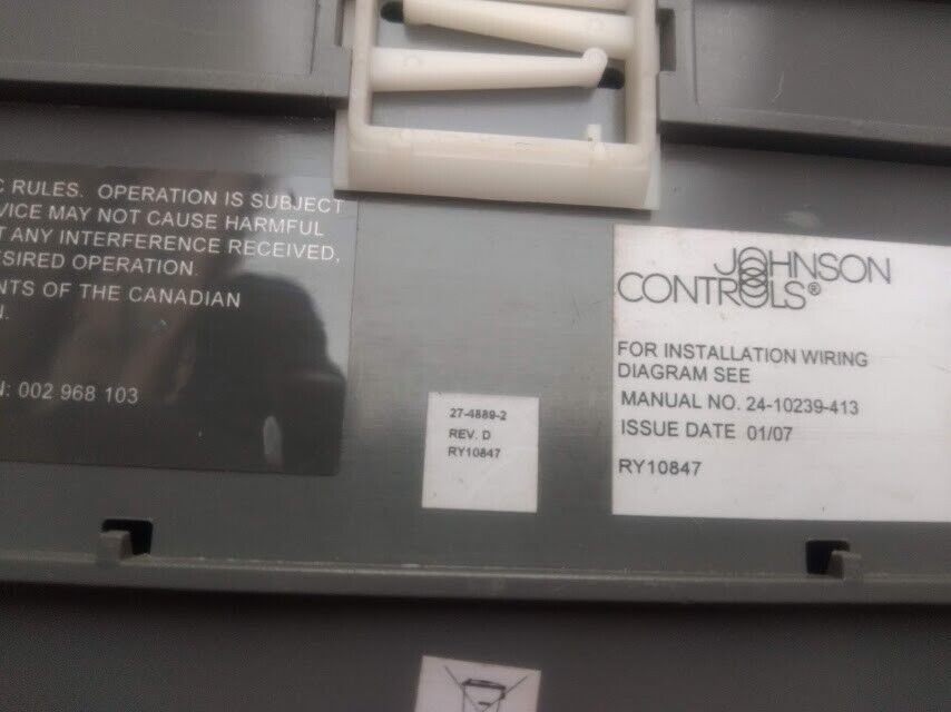 Johnson Controls S300-DIN-RDR2S 27-4889-2 Rev D Cardkey RDR2S Door Interface - Image 8